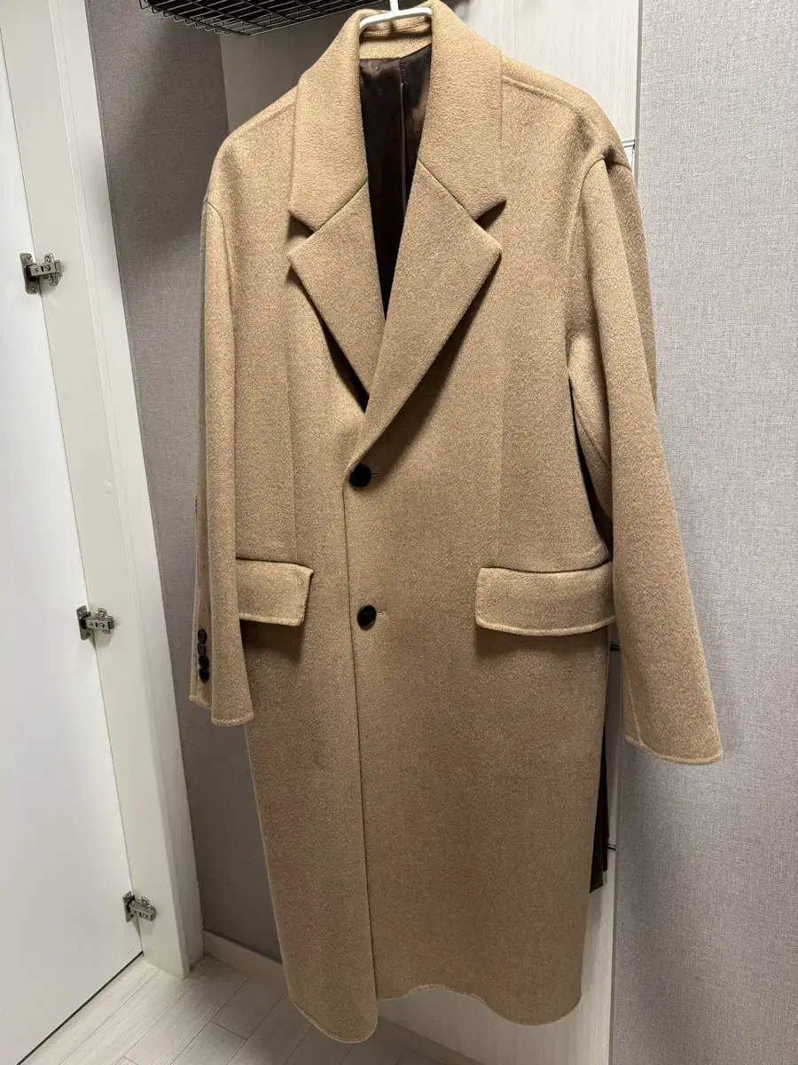 마마가리 OVERFIT HAND-MADE COAT - CAMEL 46