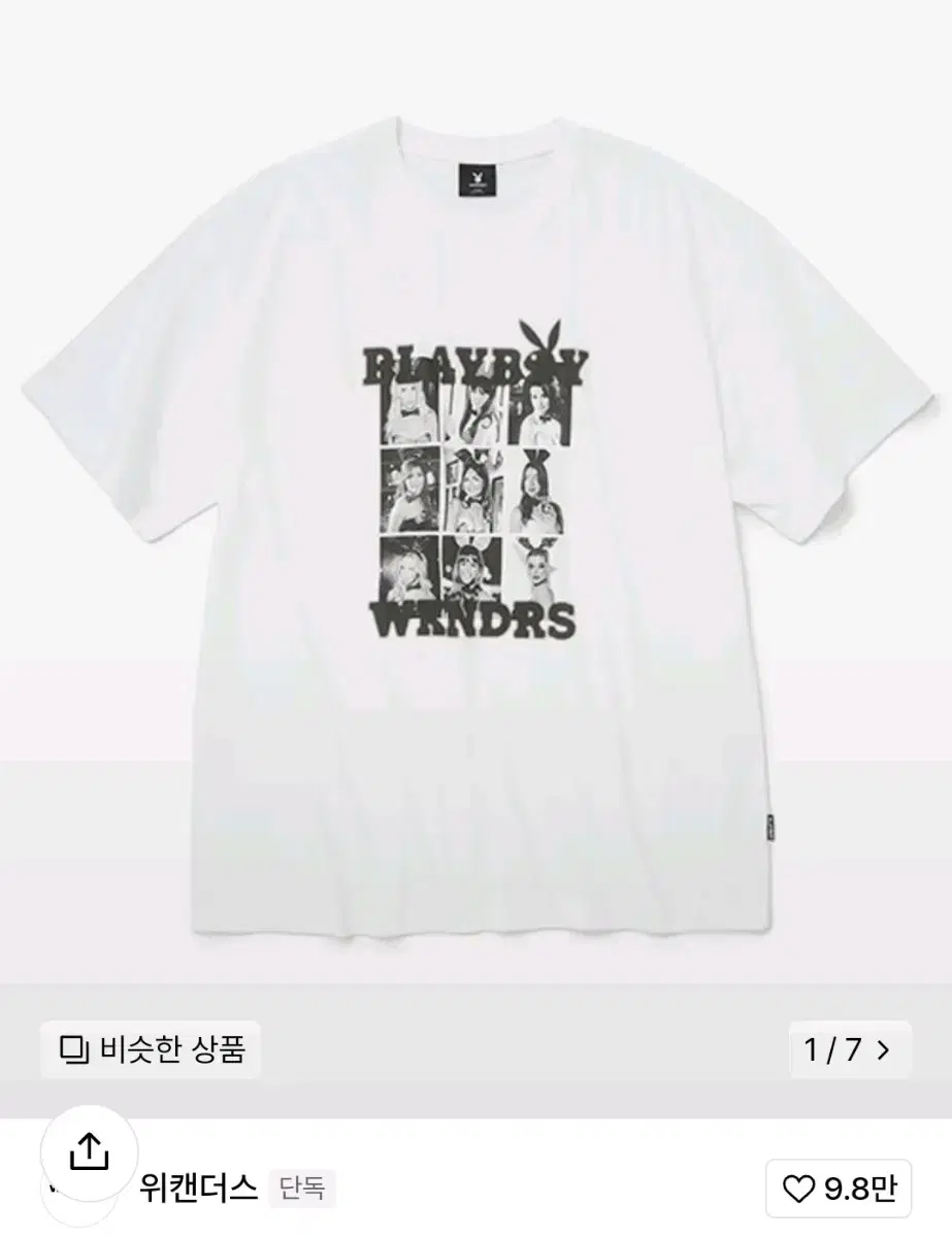 위캔더스 BUNNY GIRLS T-SHIRT s 사이즈