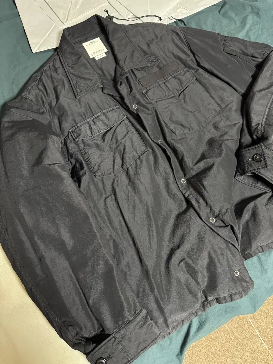 [4]visvim heli crew down shirt jkt.blk