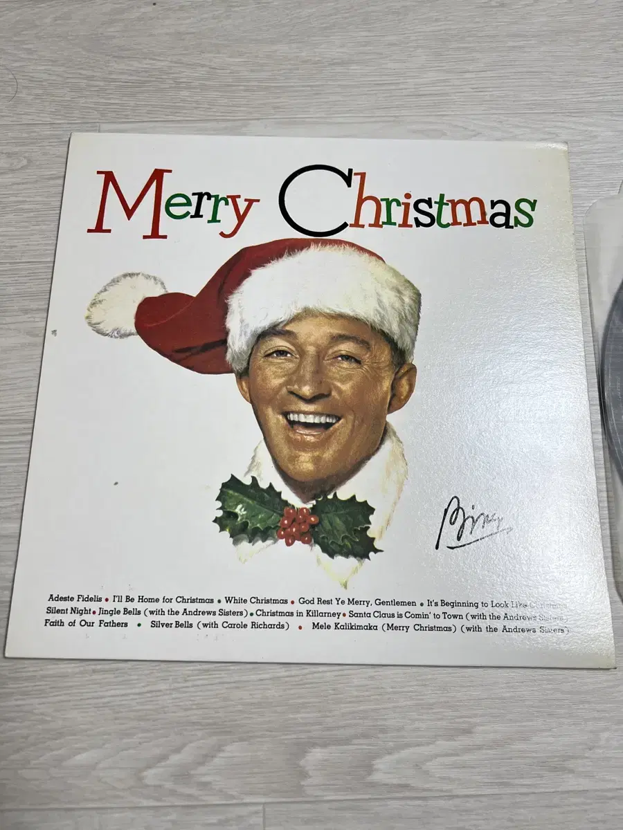 BING CROSBY 캐롤 LP