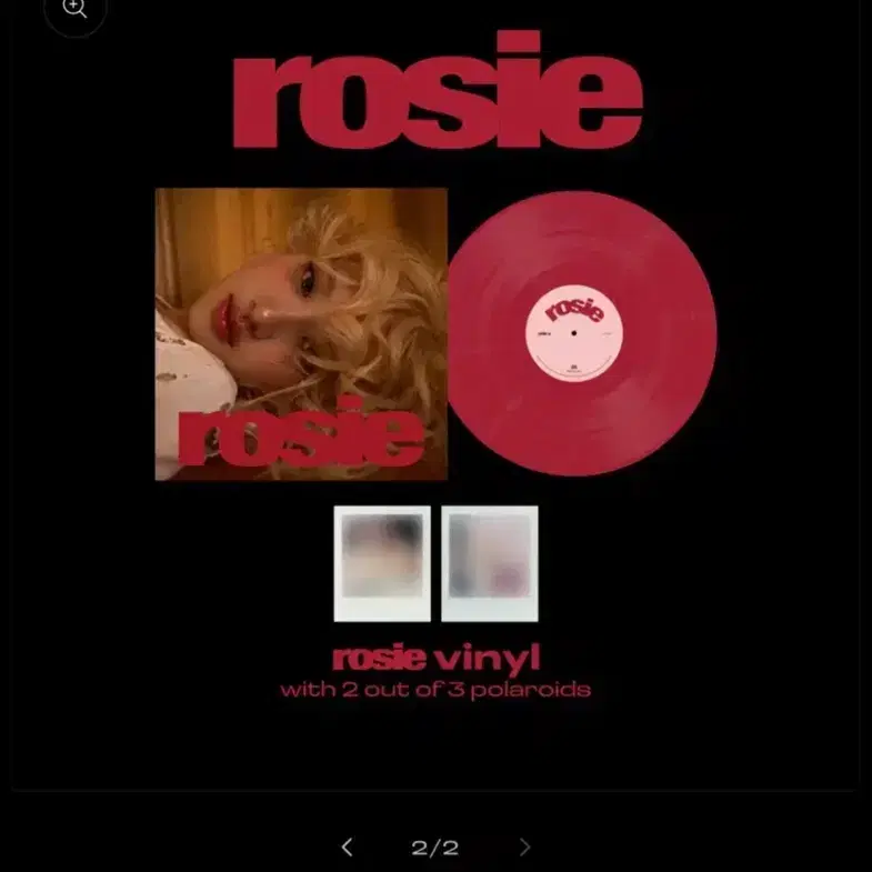 구매글) rosie 일반판 레드 / 밴드ver 핑크 LP 구합니다