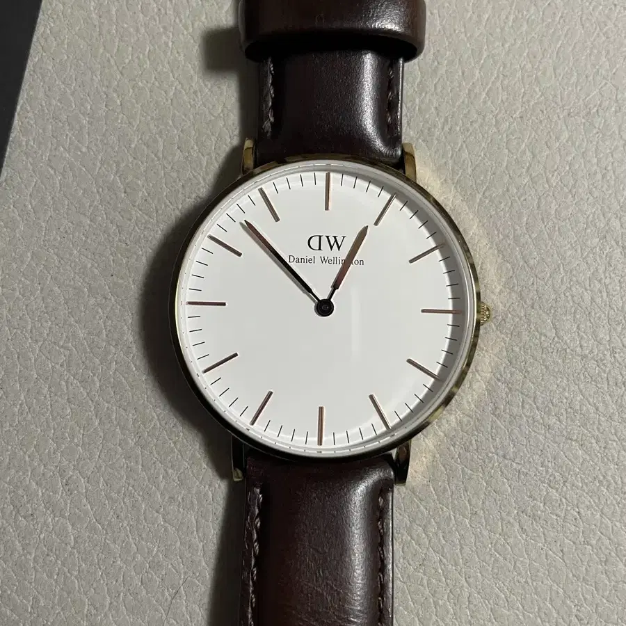 다니엘 웰링턴 Classic Bristol 시계 로즈골드 36mm