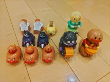 호빵맨 풀백 자동차 피규어 묶음 판매 캡슐 토이