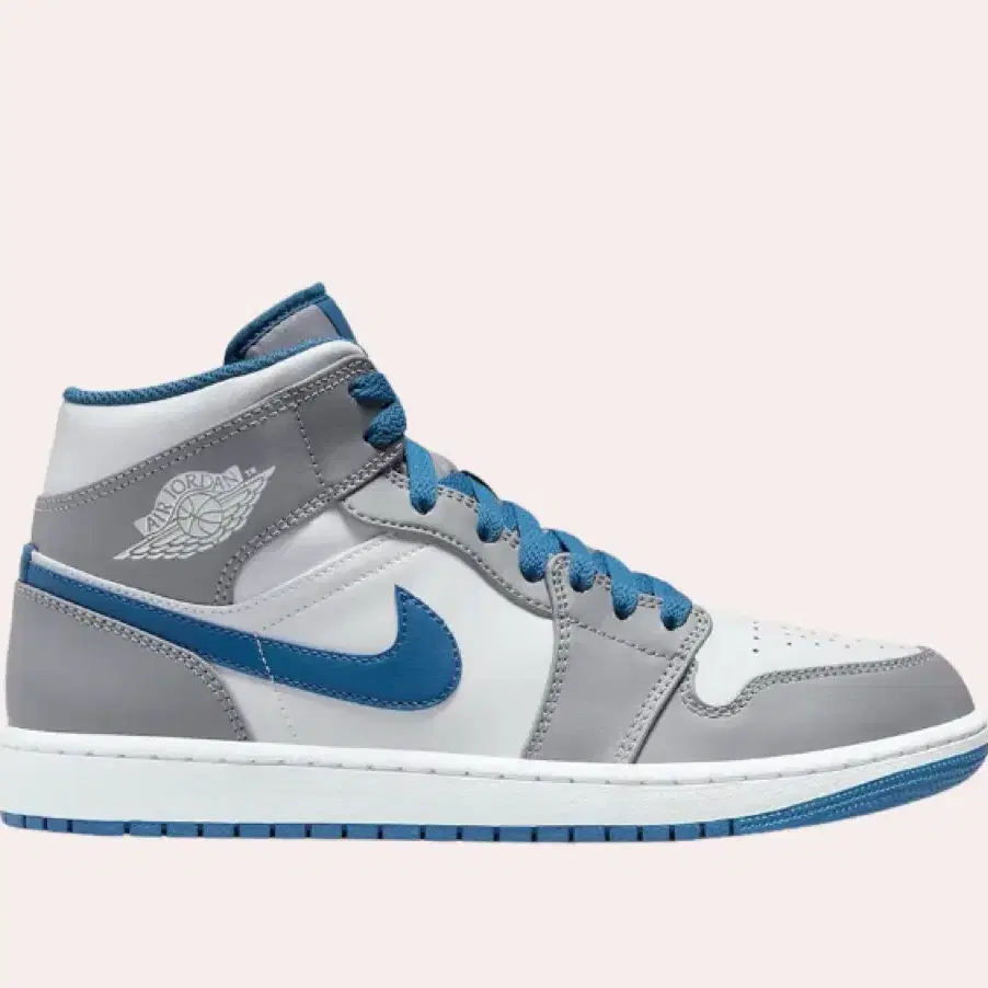 조던 Jordan 1 Mid Cement Grey True Blue250