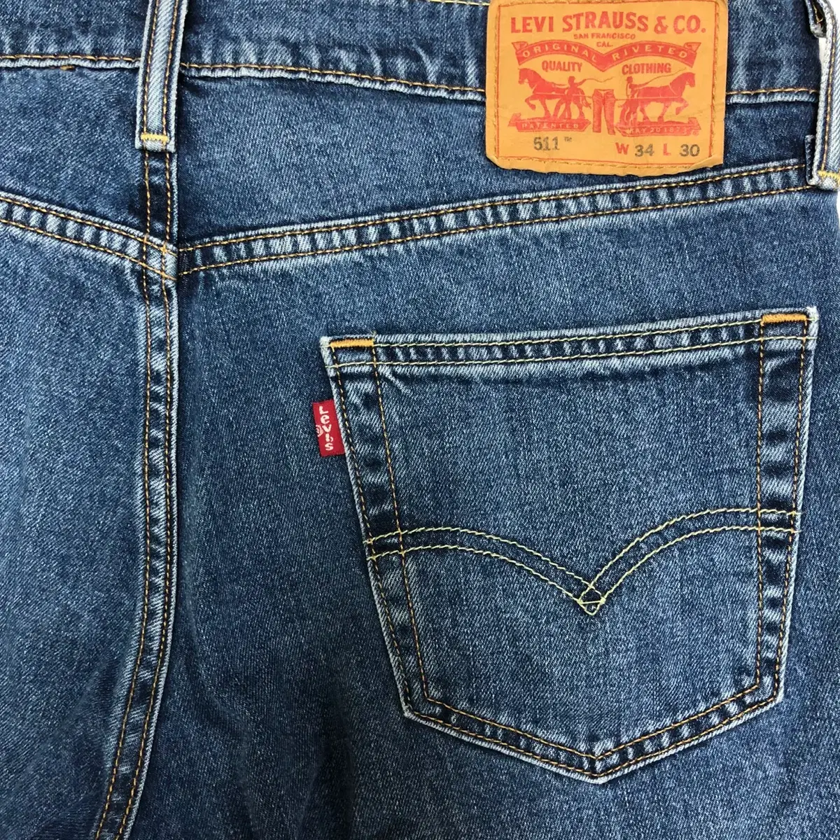 Levi's 511 슬림 핏 데님 팬츠(W34)