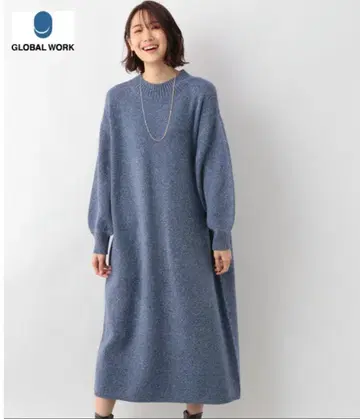 [GLOBAL WORK]글로벌 워크 푹신푹신한 Hug me 니트 원피스