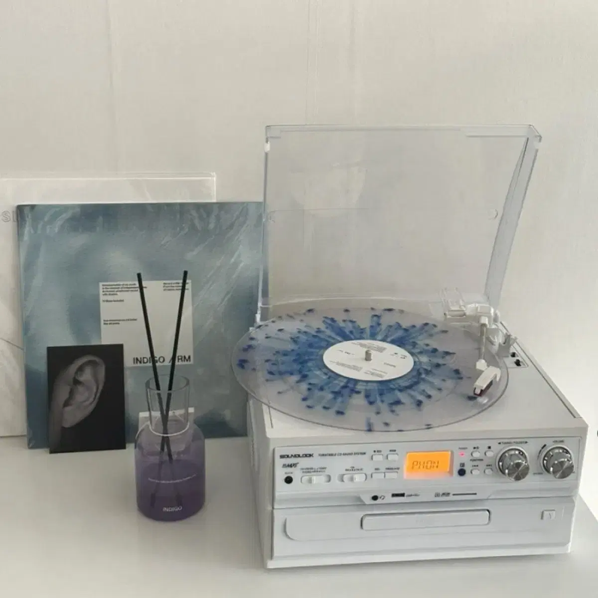 사운드록 디지털 CD/USB LP 턴테이블