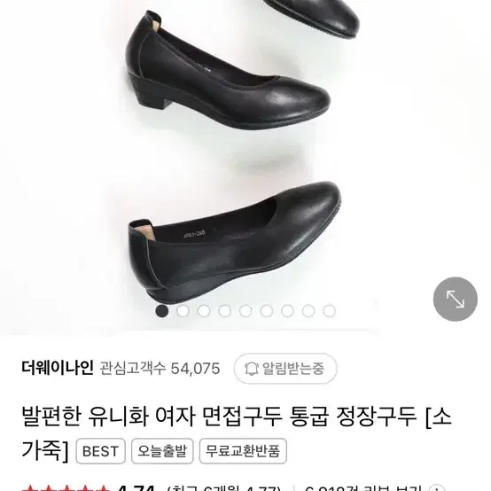 더웨이나인 면접구두 245