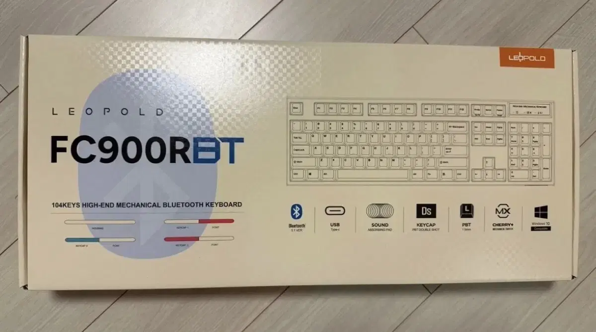 레오폴드 영문 FC900RBT MX2A 갈축 팝니다