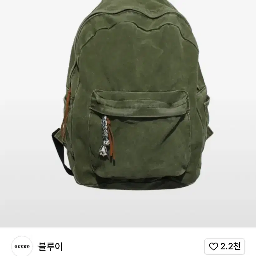 블루이 백팩 카키 bluey april backpack khaki