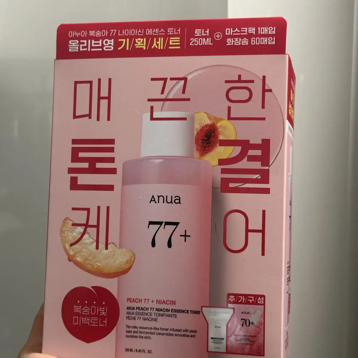 아누아 복숭아 77 나이아신 에센스 토너 250ml 기획상품