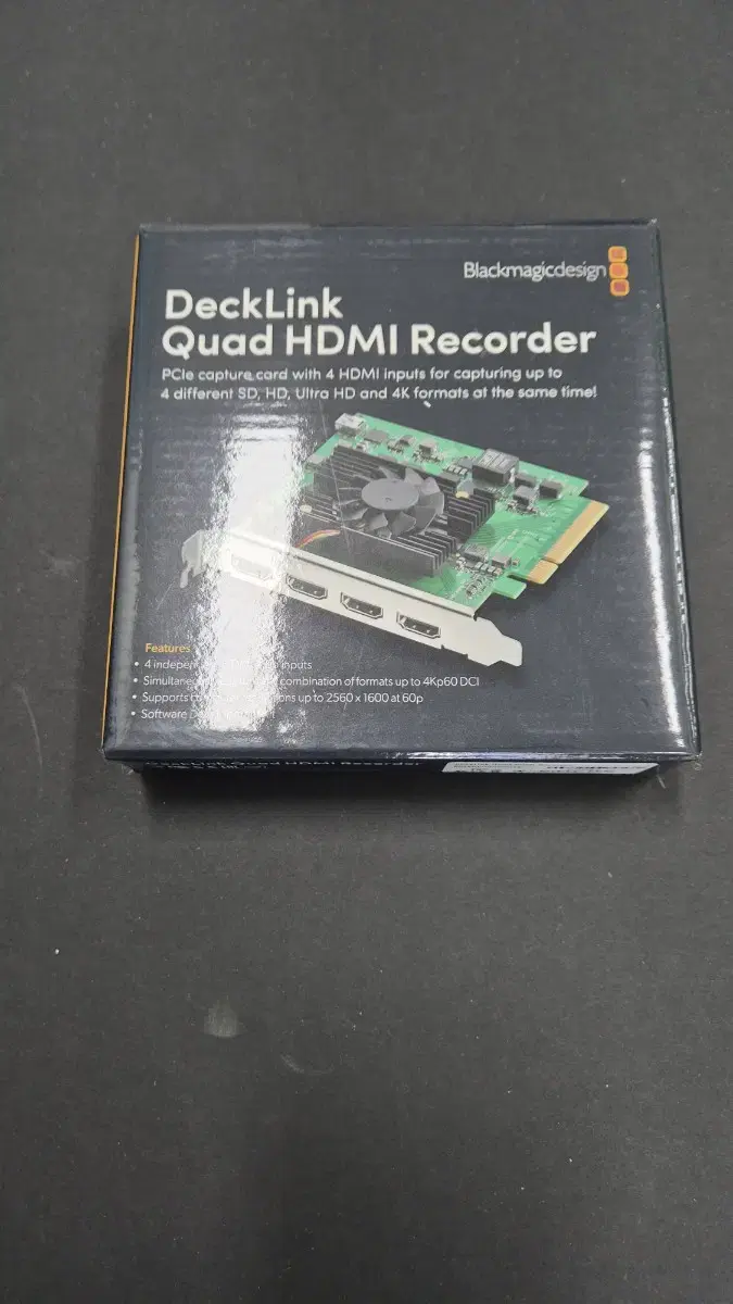 블랙매직정품 DeckLink Quad HDMI Recorder캡쳐보드(중