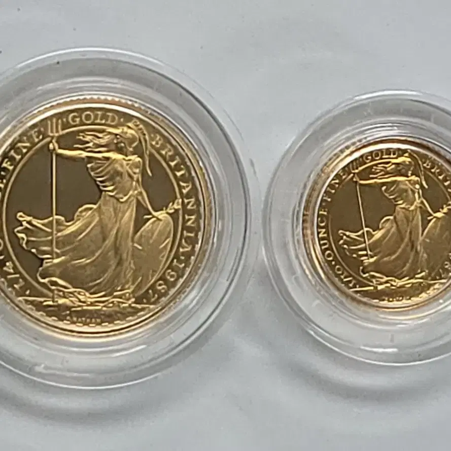 브리타니아 프루프금화 Two coin set proof