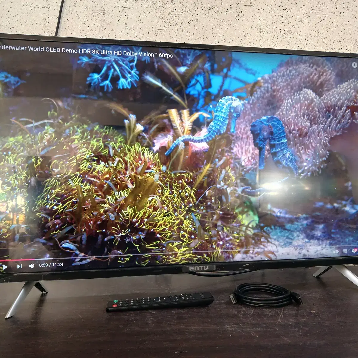 (수원)2022년 구입 40인치 FHD LED TV 팝니다/모니터 가능