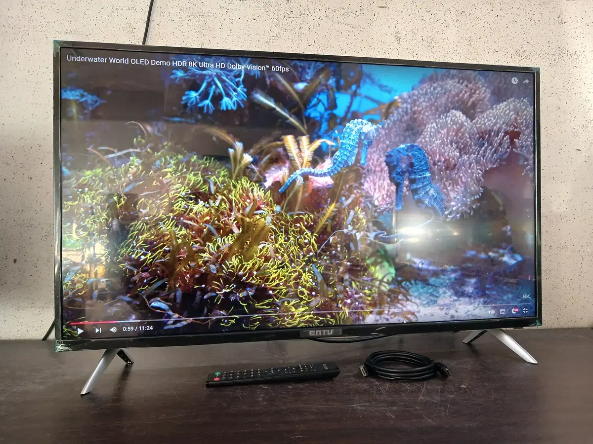 (수원)2022년 구입 40인치 FHD LED TV 팝니다/모니터 가능