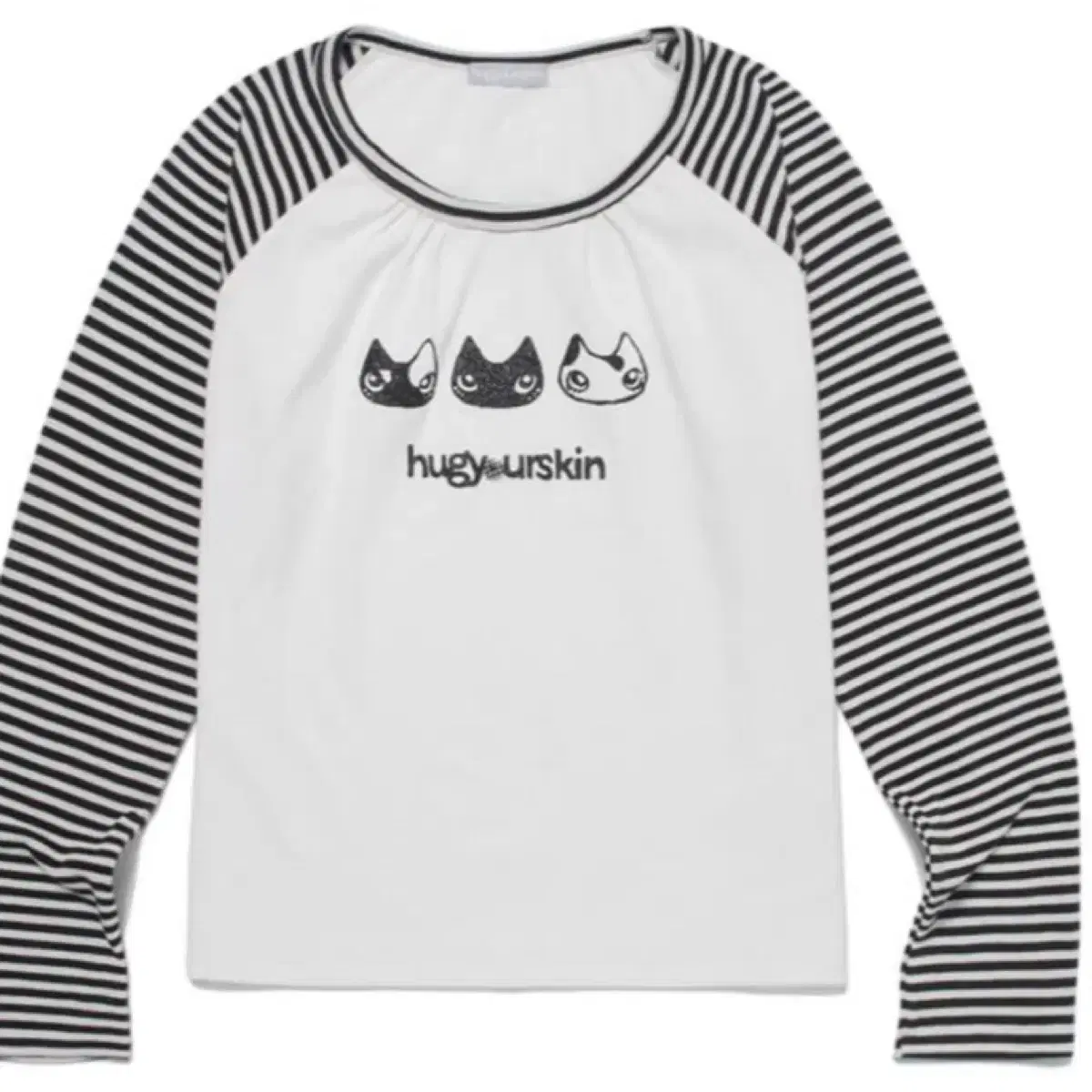 허그유어스킨 나그랑 티 hugging raglan