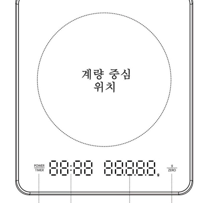 (무료배송&AS보장)정밀 커피 전자 저울 가정용 방수 주방 저울 계량저울