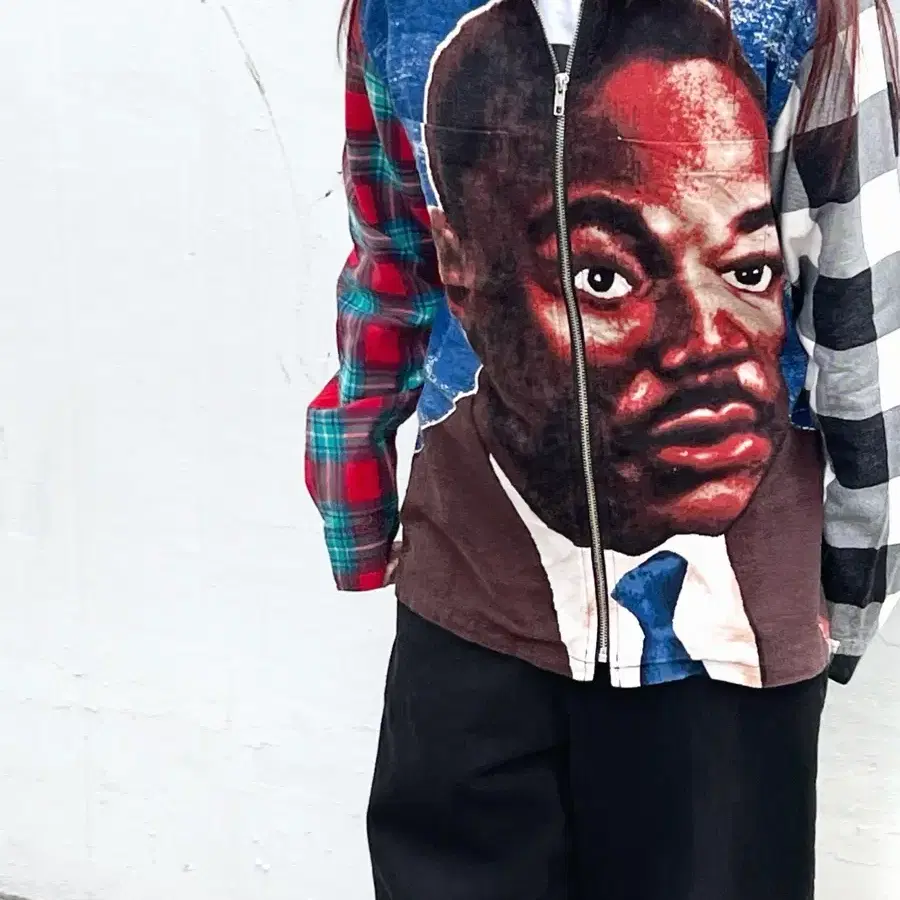 Supreme 18ss MLK Shirt Zip Up