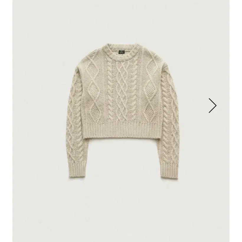 더바넷 케이블 니트 Ivory Tots Cable Knit Sweater