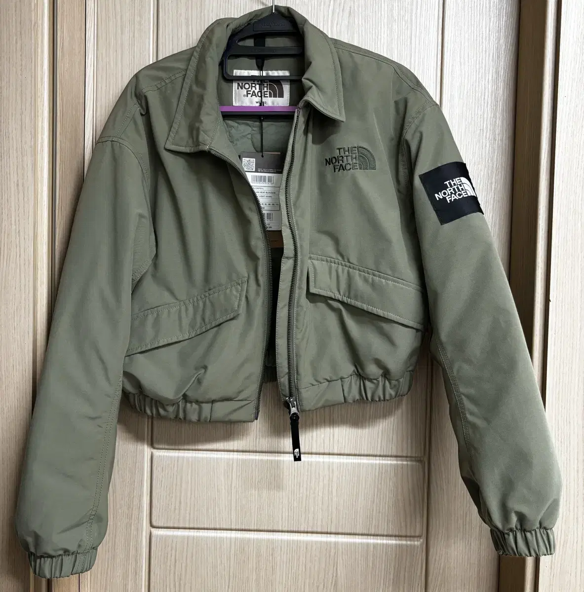 노스페이스 Vilan heat blouson 크롭 블루종