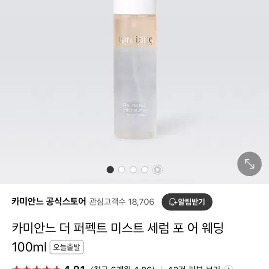 카미안느 더 퍼펙트 미스트 세럼 포 어 웨딩 100ml