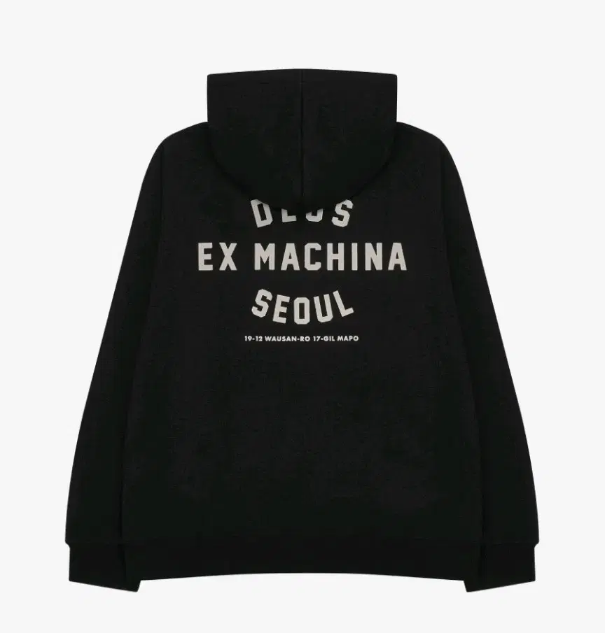 L, XL) 데우스 엑스 마키나 서울 어드레스 후드 블랙