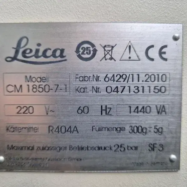 LEICA CM1850-7-1 Microtome