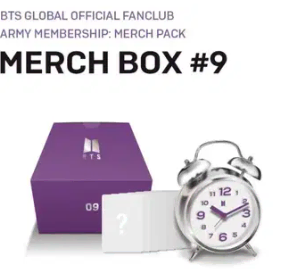 방탄소년단 머치박스 MERCH BOX #9