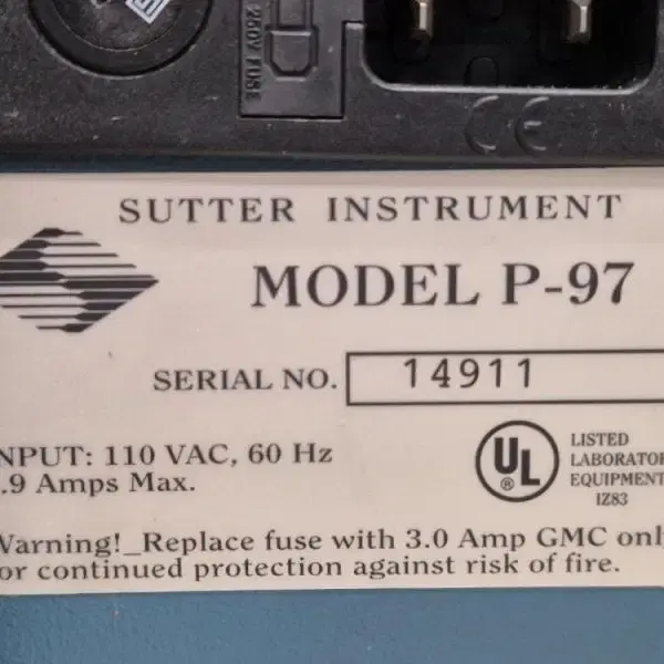 Sutter Instrumnt P-97 마이크로피펫 풀러