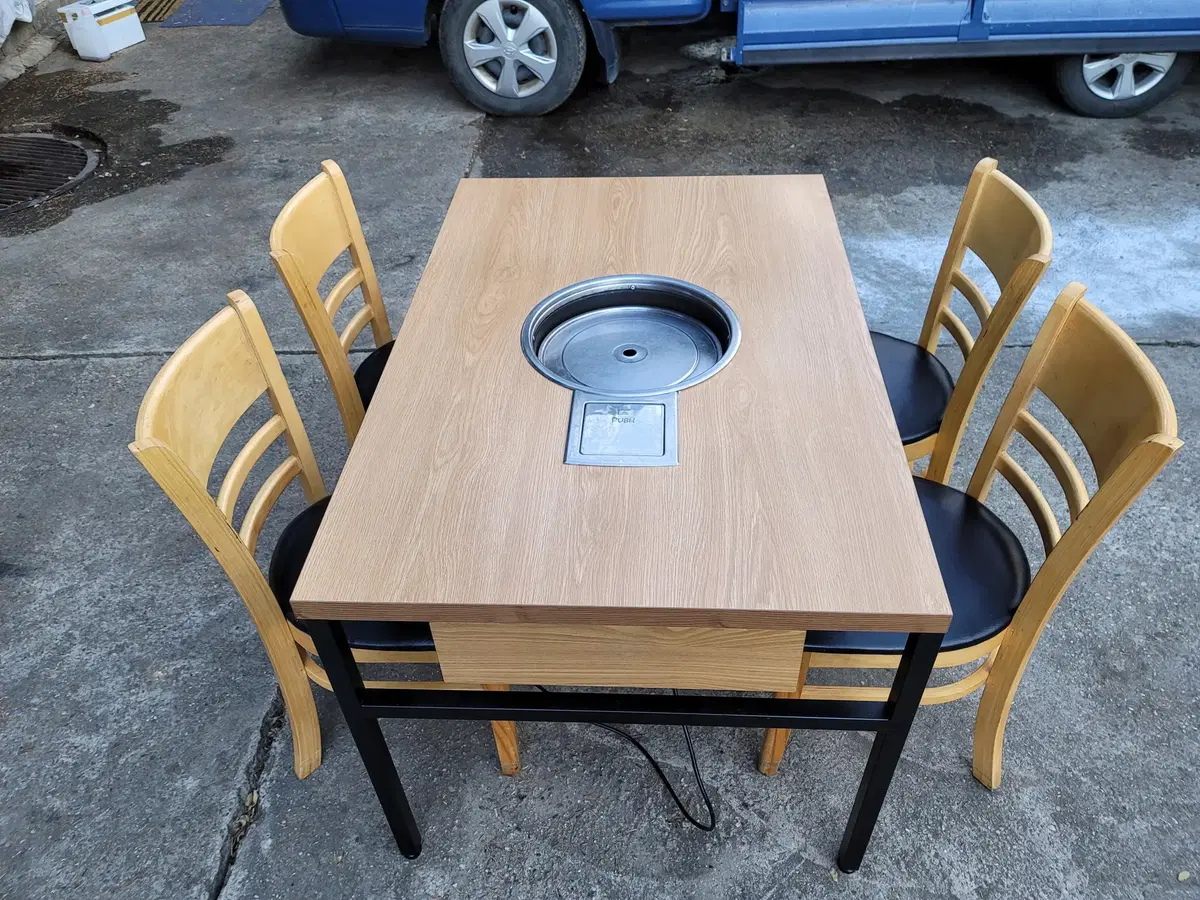 Meat table for restaurants LNG Dosie Gas KBR-201SG ignition furnace starter table