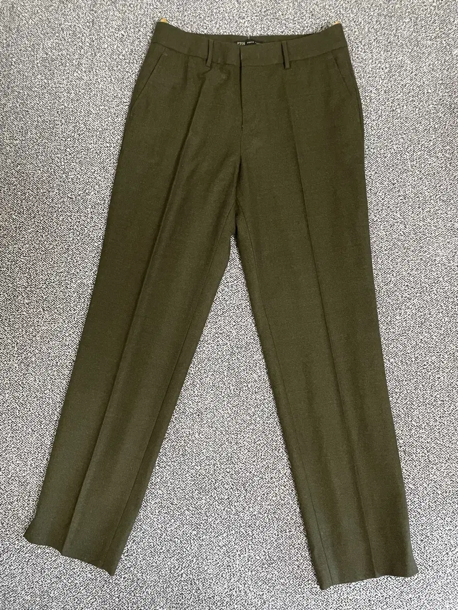 PT01 Women's Khaki Wool Pants 44