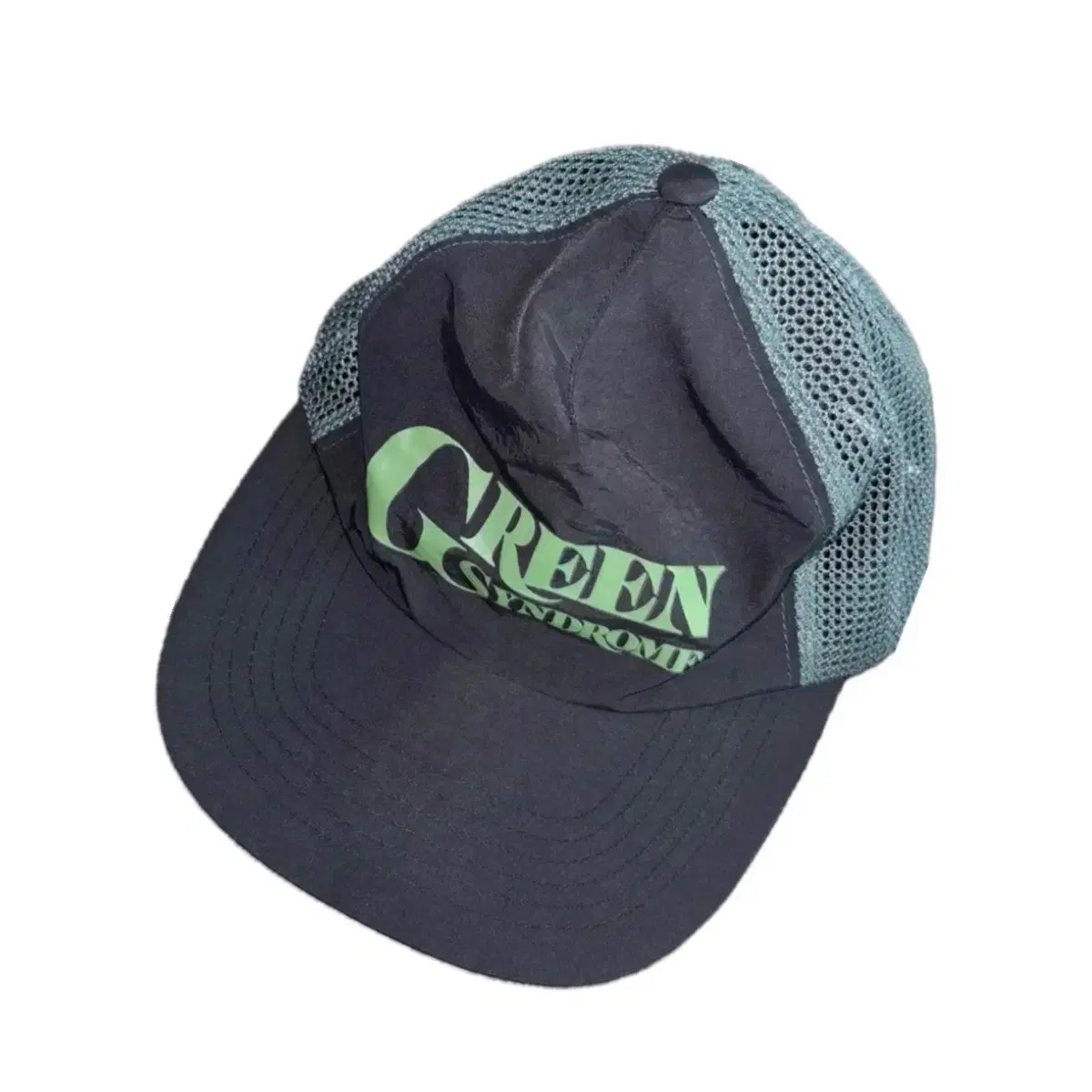 Green Syndrome Green syndrome logo mesh cap OS