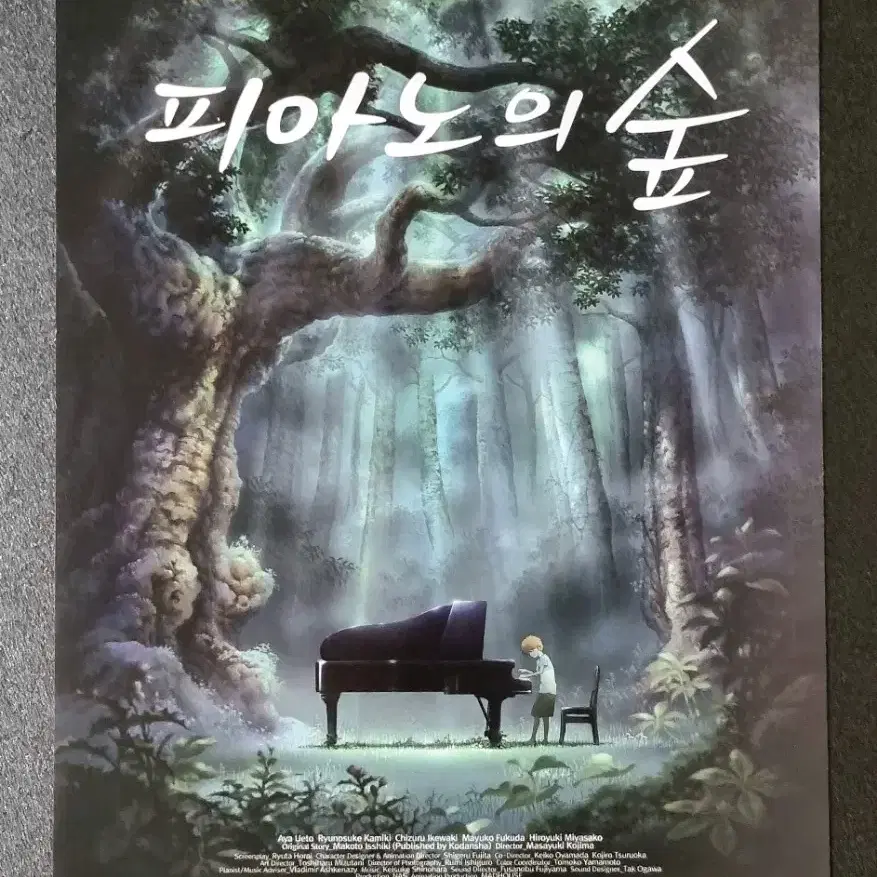 [영화팜플렛] 피아노의숲 재개봉 (2015) 애니메이션 영화전단지