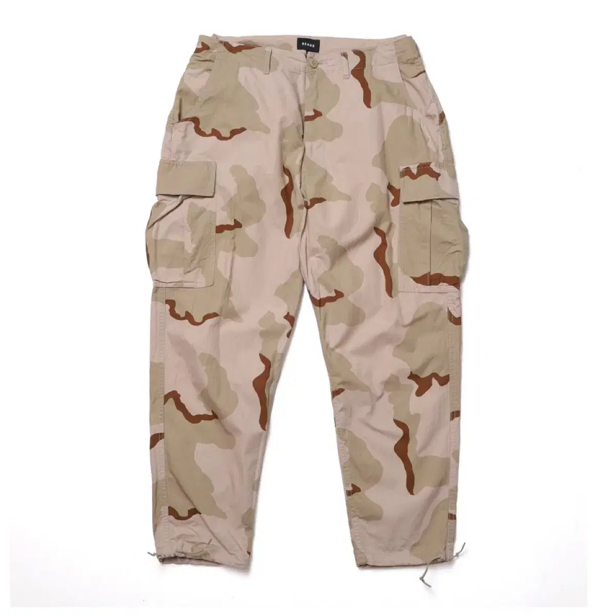 BEAMS Camo Baggy Cargo Pants