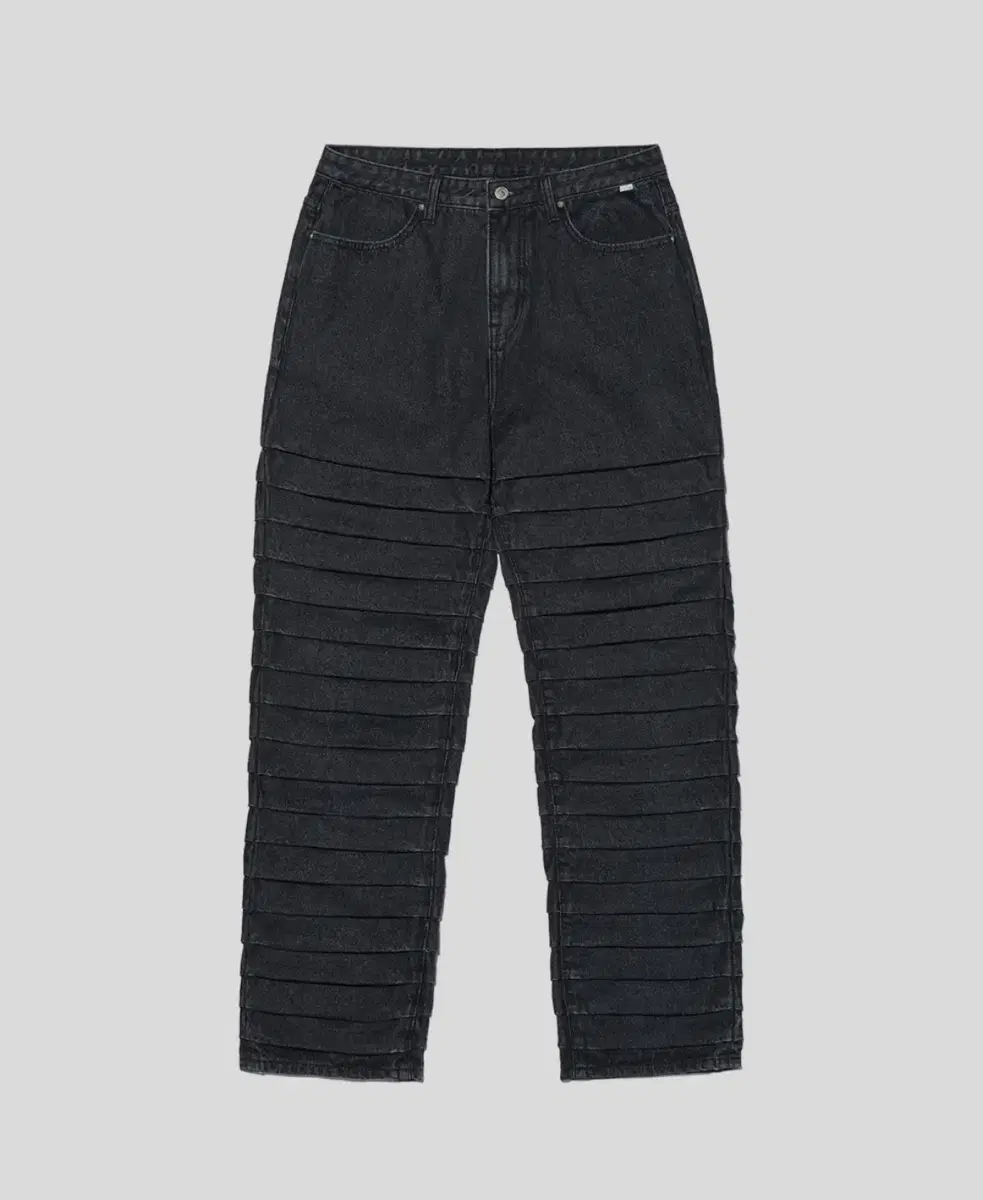 노매뉴얼 T.W DENIM PANTS - WASHED BLACK L