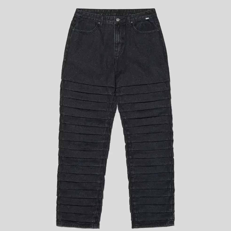 노매뉴얼 T.W DENIM PANTS - WASHED BLACK L