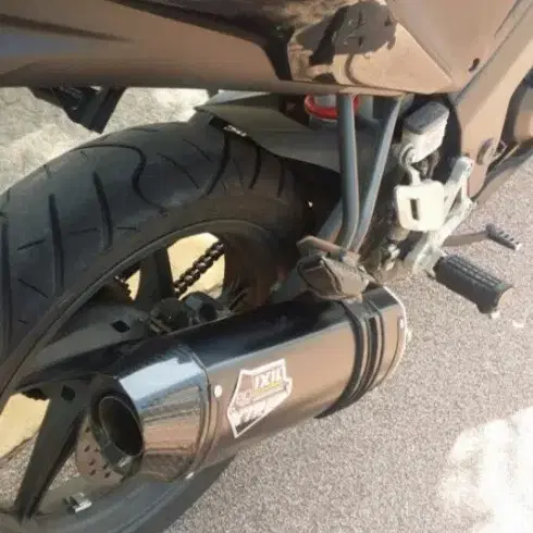 cbr125 익실 머플러 정품