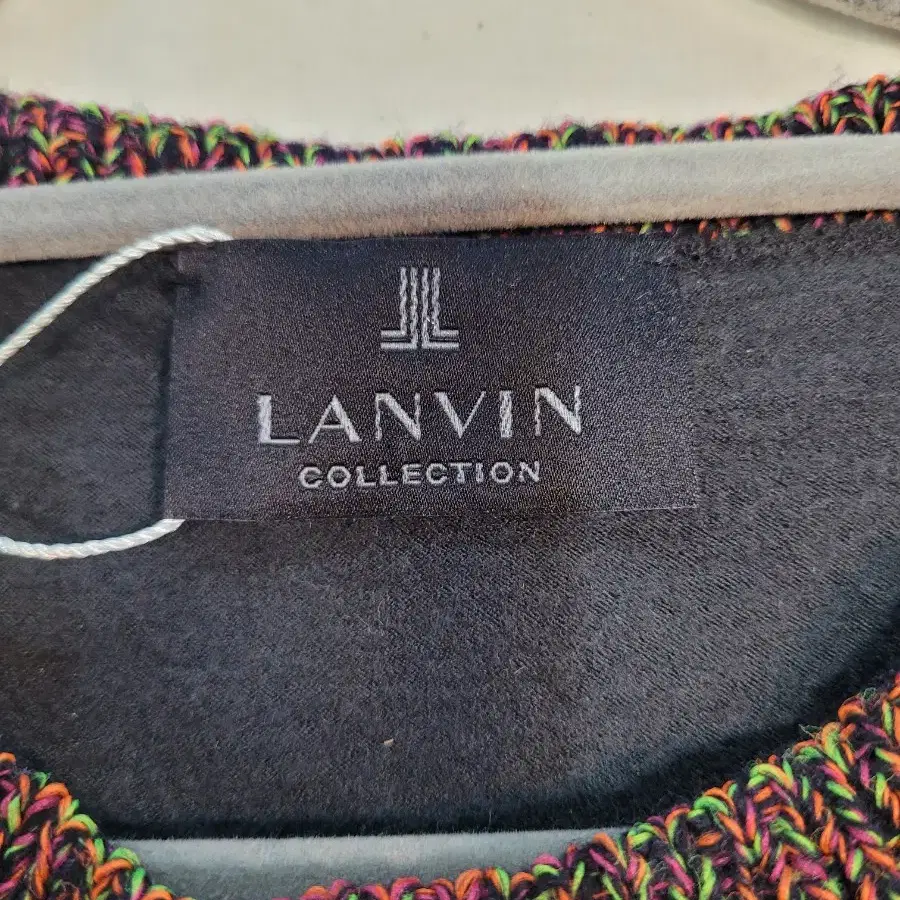 랑방 LANVIN 여성 울 티블라우스 M