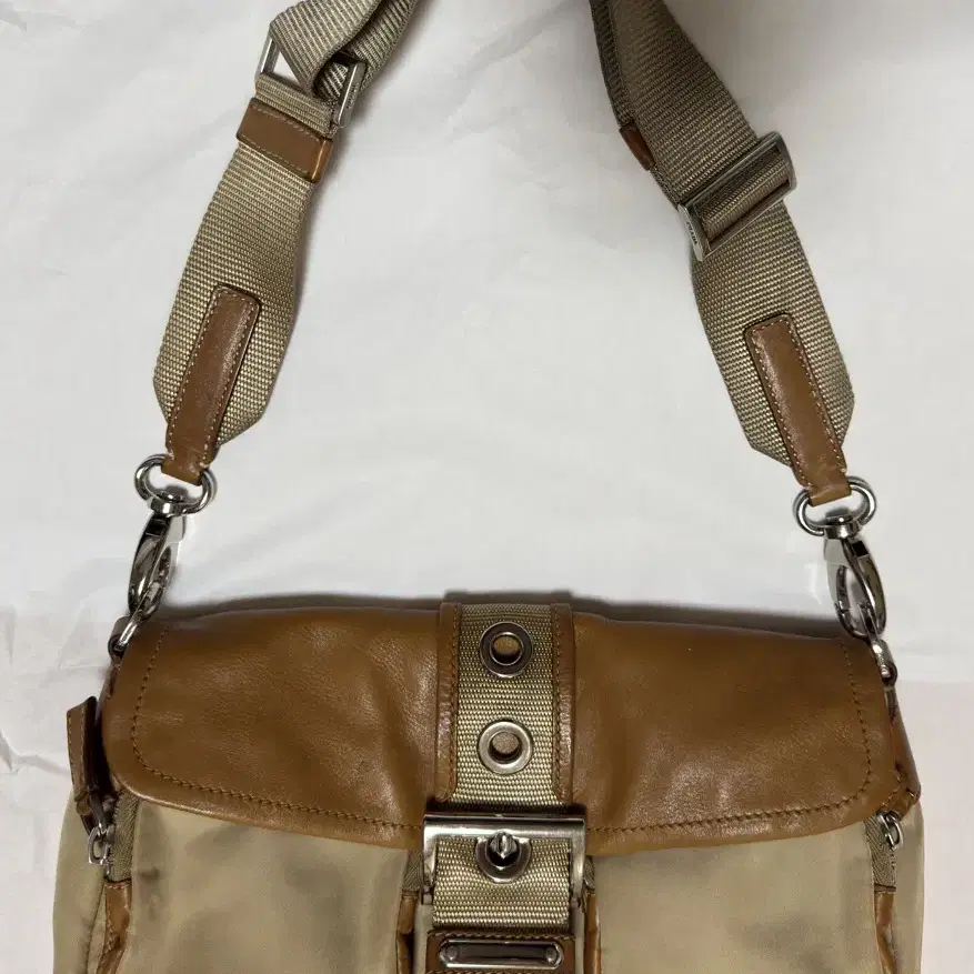 Prada 가죽 나일론 숄더백 Tessuto Shoulder Bag