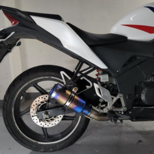 CBR125 머플러 튜닝 풀배기 새상품