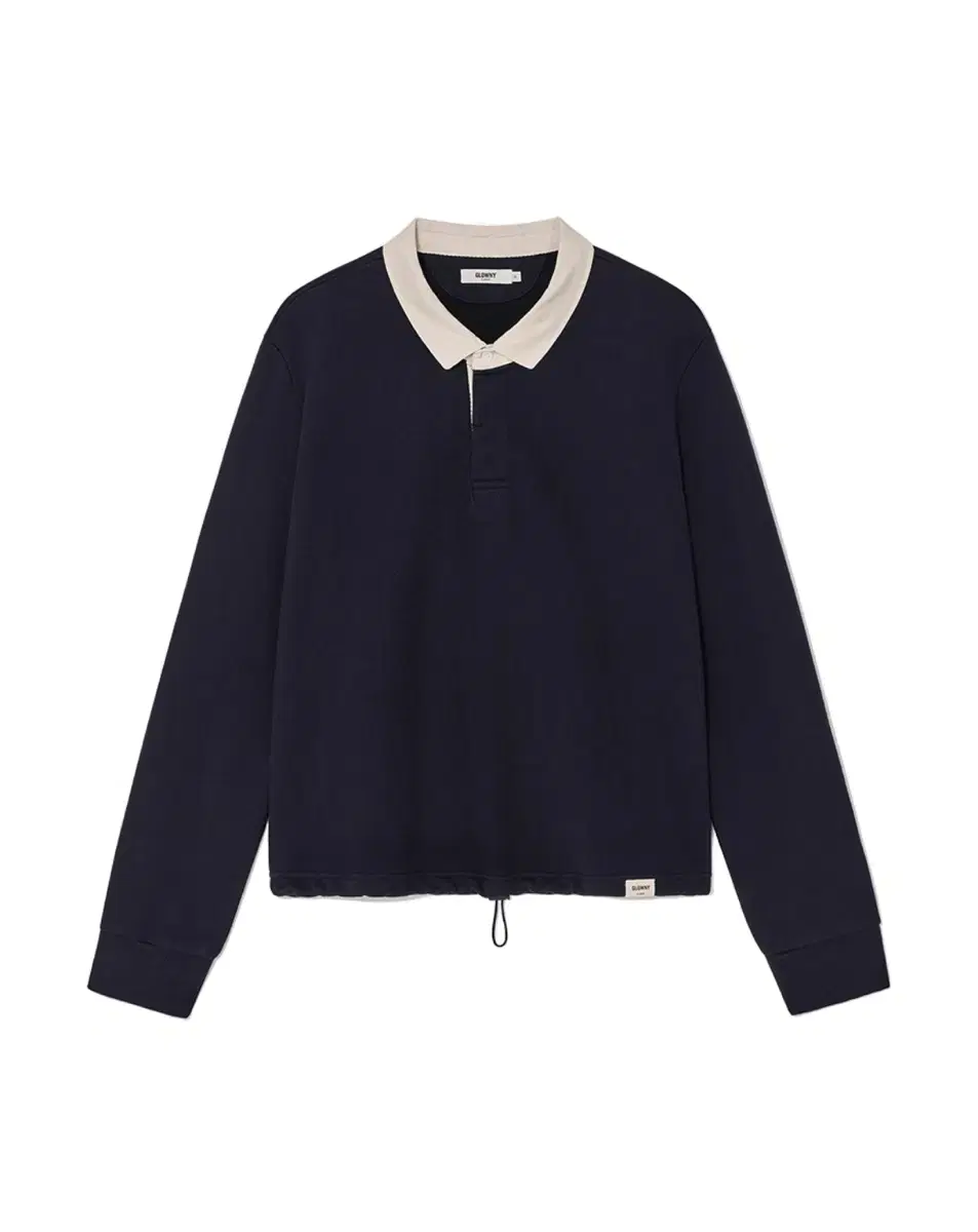 글로니 G CONTRAST POLO LONG SLEEVE (NAVY)