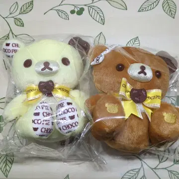 리락쿠마 초코파이 봉제 인형 코리락쿠마 차이로이코그마 묶음 판매