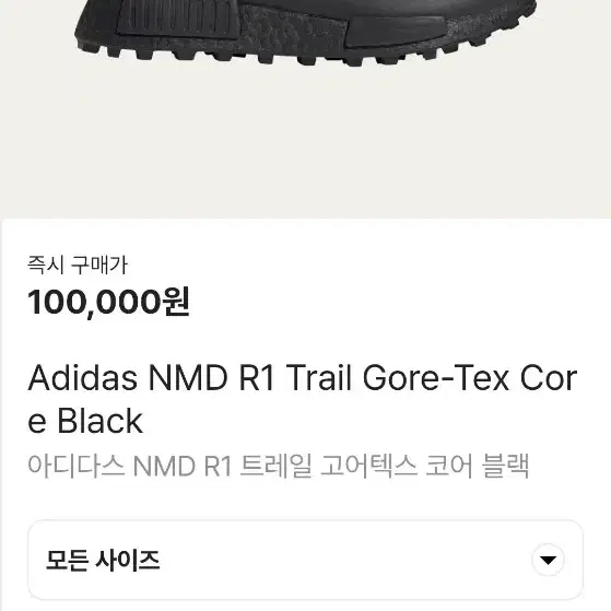 아디다스NMD R1 Trail Gore-Tex Core Black