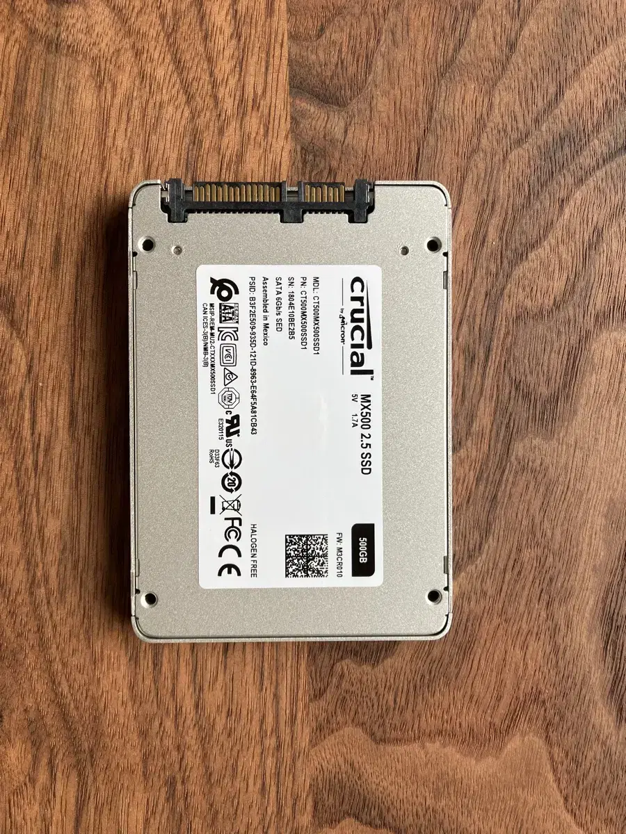 crucial mx500 ssd 500g 팝니다.