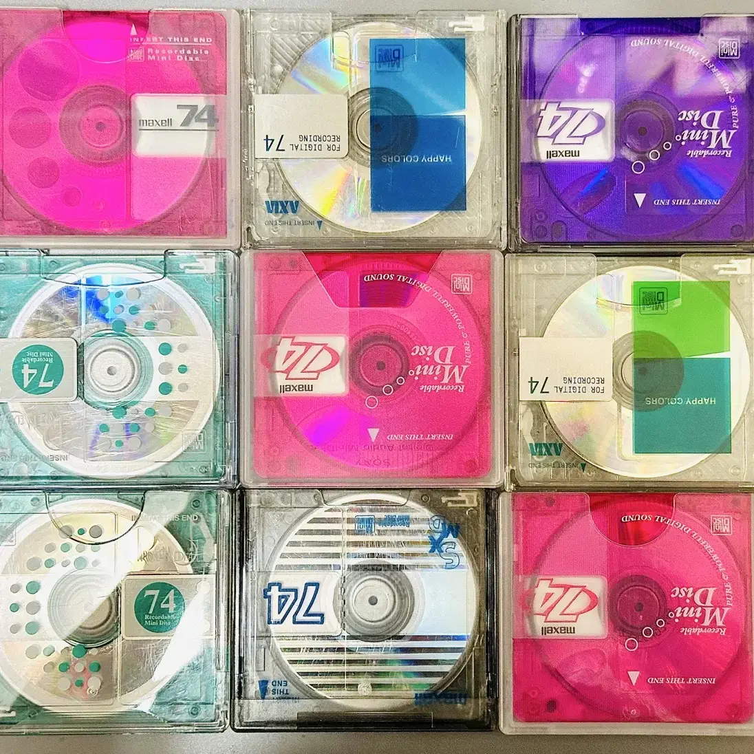 Mini Disc 9장- 엠디 MD 판매합니다.