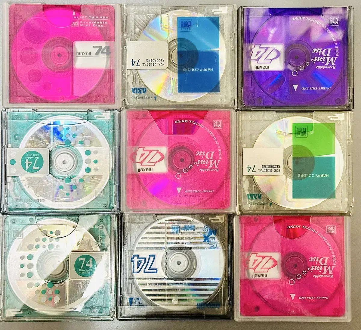 Mini Disc 9장- 엠디 MD 판매합니다.