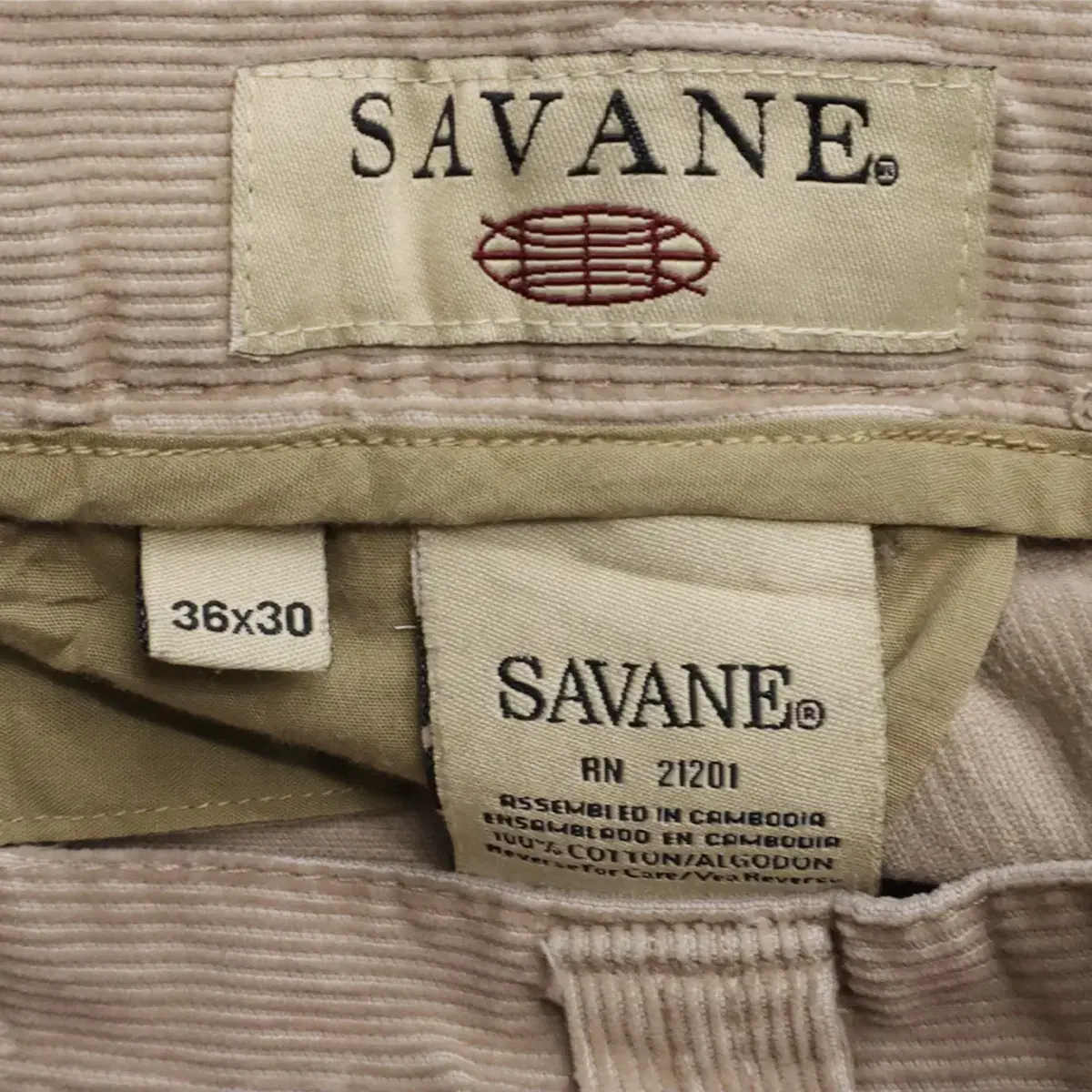 SAVANE 코듀로이 팬츠