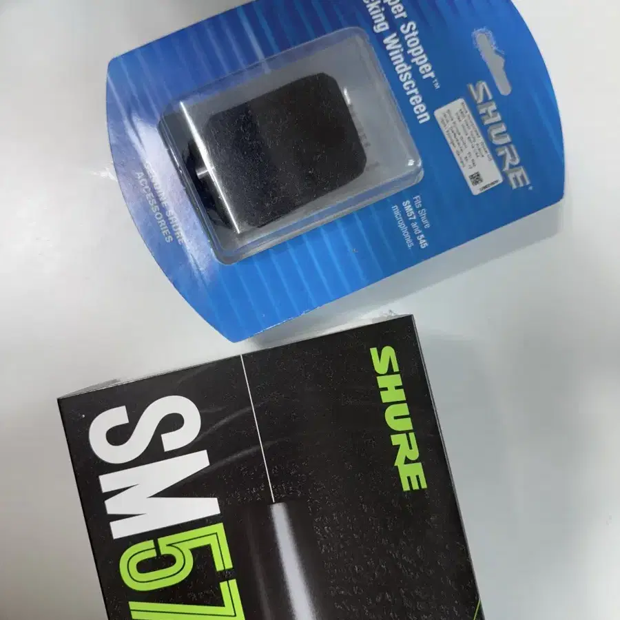 shure sm57 + 전용 팝필터 A2WS