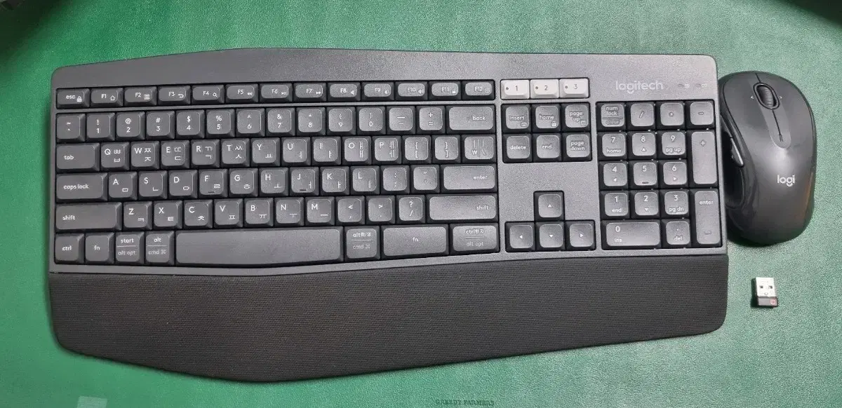 로지텍 K850 M510 유니파잉 무선 키보드마우스 세트팜니다