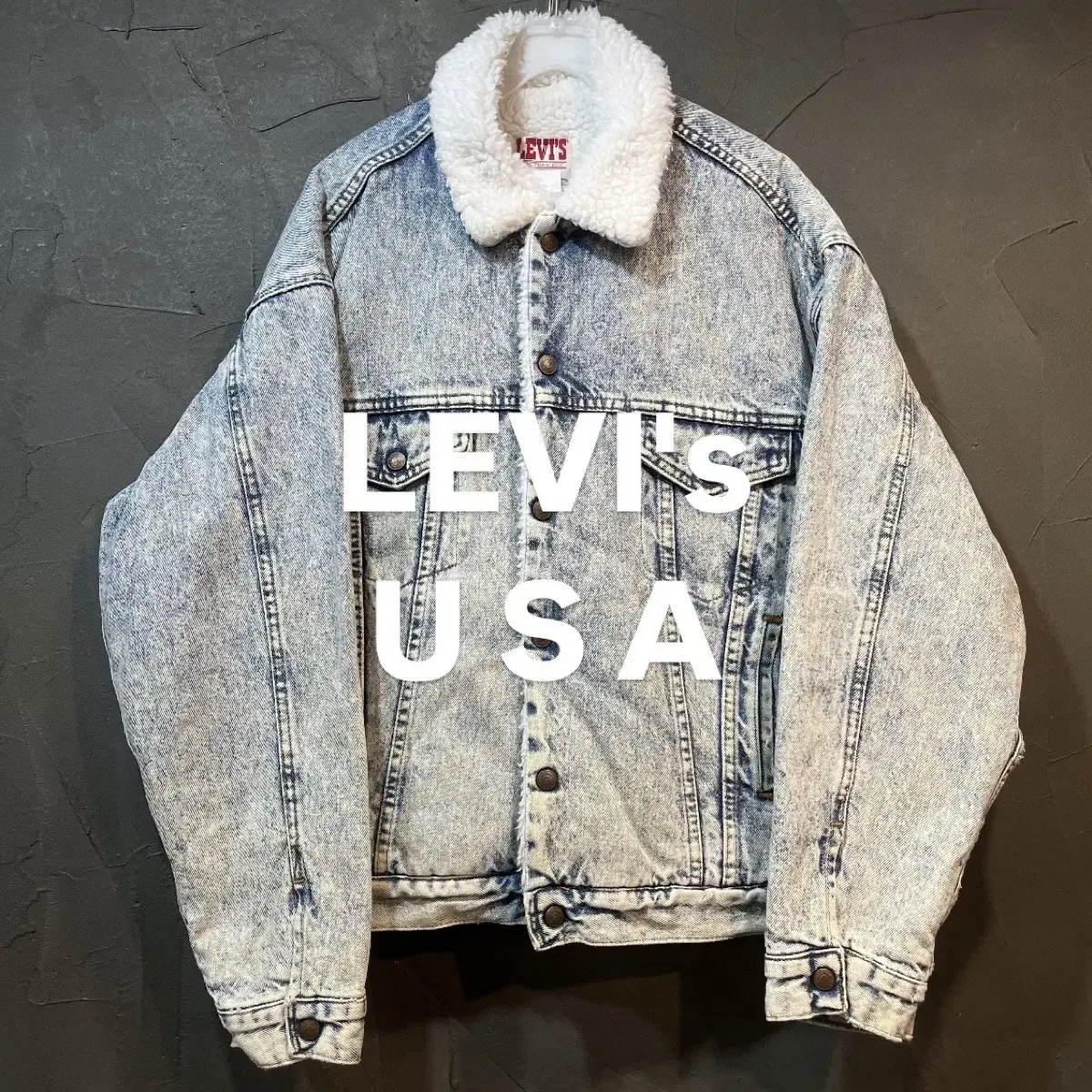 [L] LEVIs 리바이스 USA 쉐르파 연청 자켓